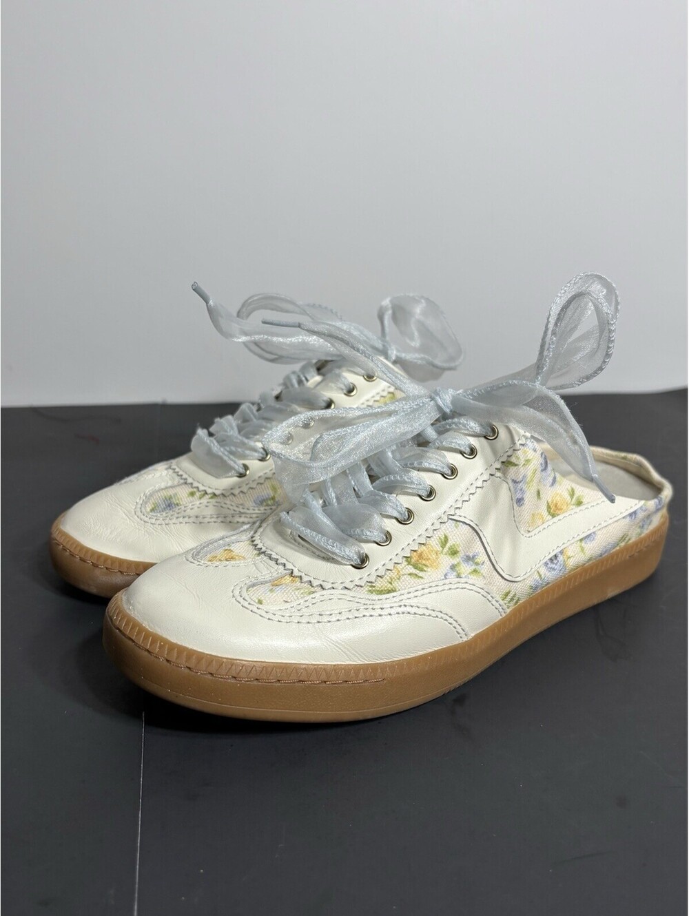 Dolce Vita Women’s Notice Mule Sneakers Blue Cream Floral Size 7.5
